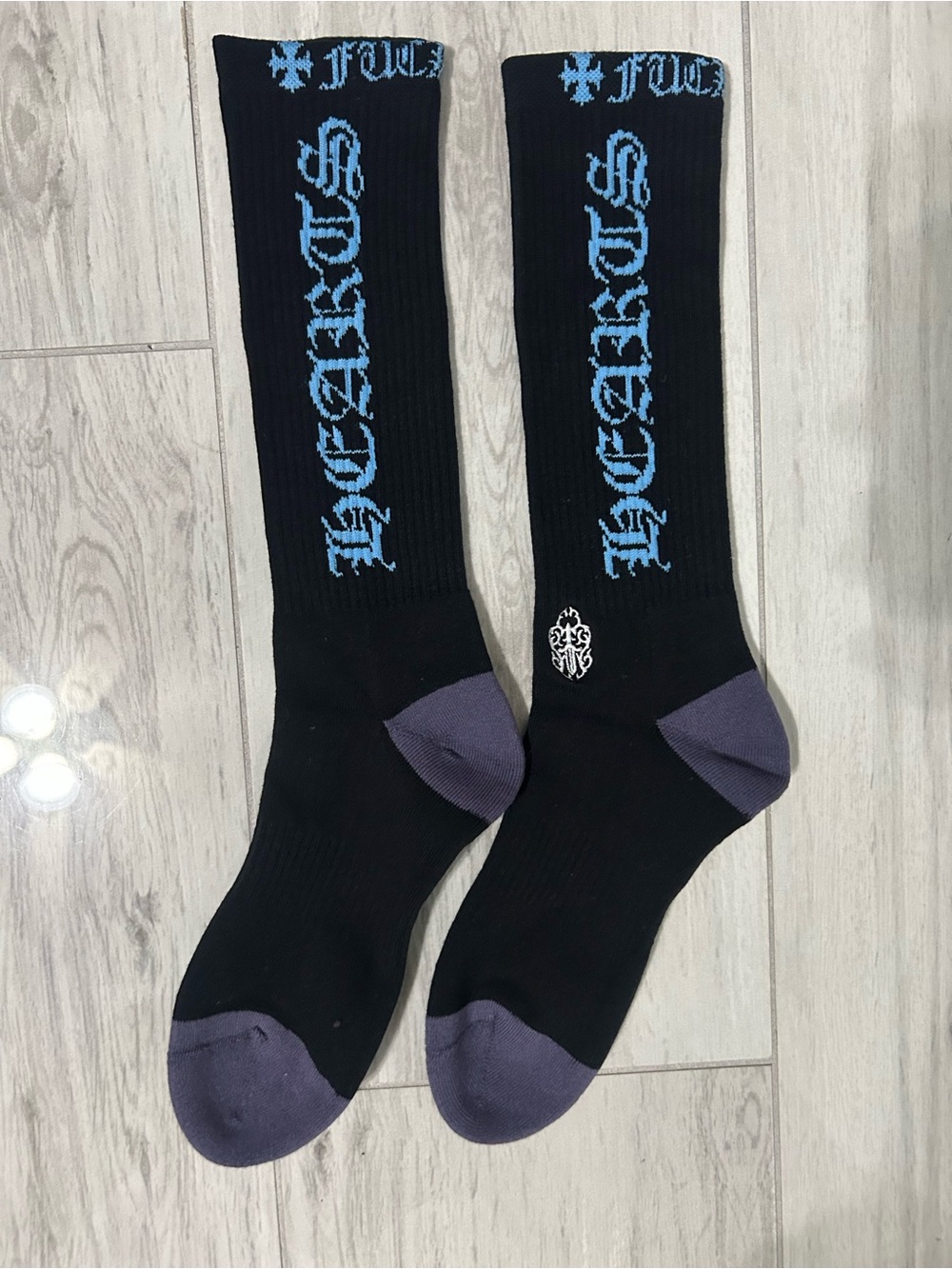 Blue Logo Socks